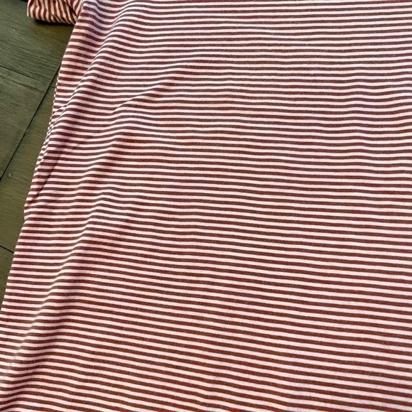 𝅺LOFT ruffled sleeve striped top - Picture 2 of 5